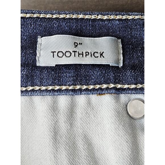 J.CREW Denim Women's Toothpick Skinny Jeans 9" Size 28 TALL Blue - Picture 5 of 13